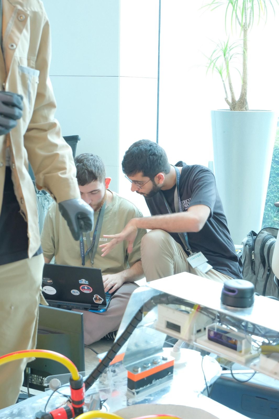 Hamze Hammami at work