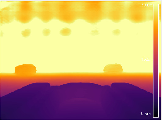Depth-Anything V2 on water